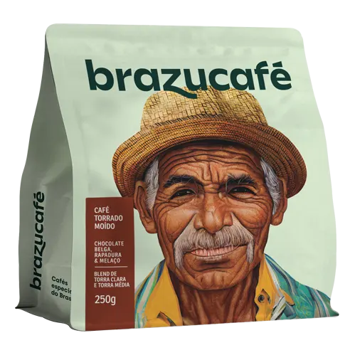 Brazucafé café especial con chocolate belga, panela y melaza 250g