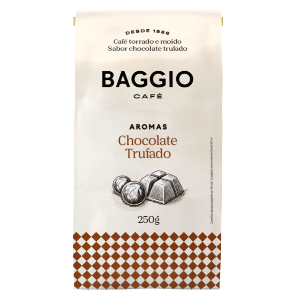 Baggio Café Chocolate trufado 250g con sabor refrescante y cuerpo prolongado