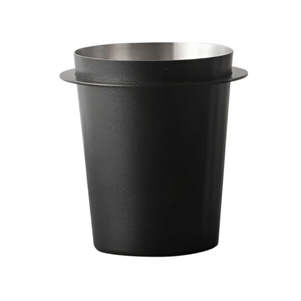 taza dosificadora para espresso negra