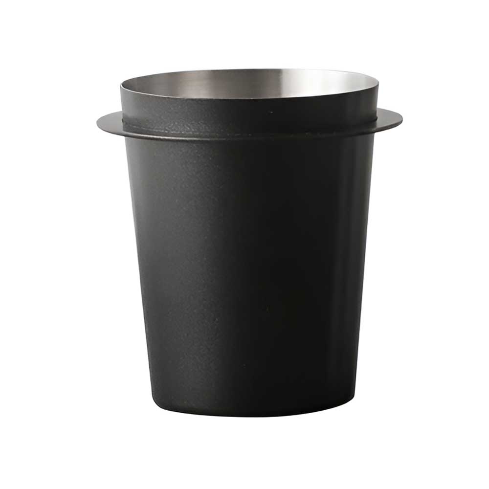 taza dosificadora para espresso negra