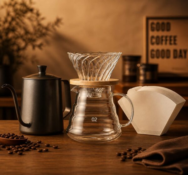 Premium V60 Starter Pack con tetera y filtro